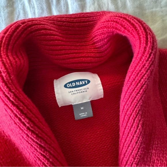 Old Navy Shawl-Collar Men’s Fair Isle Cardigan, Medium - Picture 4 of 7